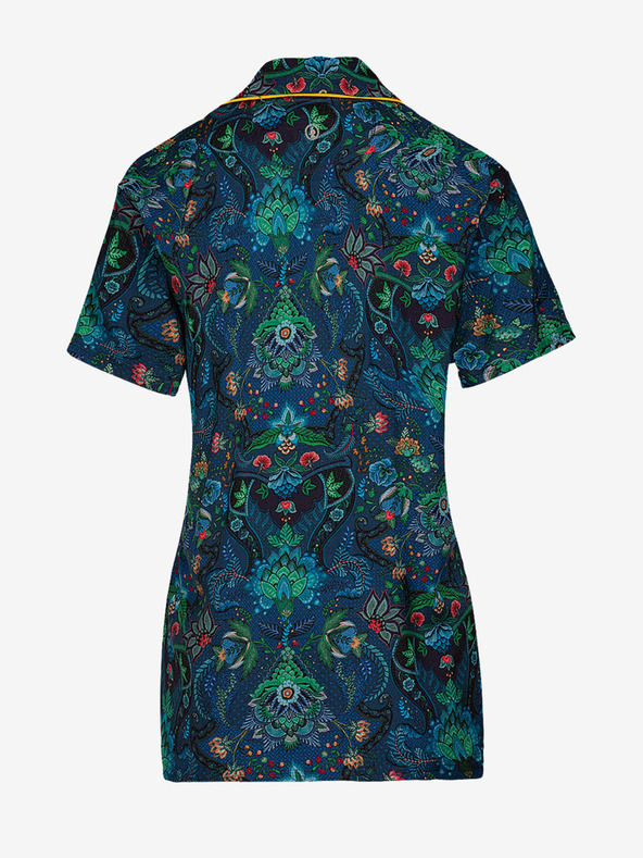 PiP studio Sötétkék női mintás pizsama felső PiP studio Kyoto Festival Blue PiP studio Kyoto Festival Blue