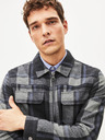 Celio Sötétszürke férfi Celio Punjab kockás dzseki