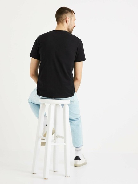 Celio Fekete férfi Celio Atenight póló