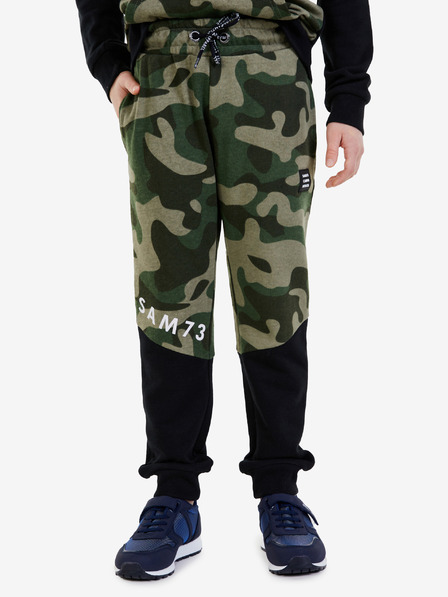 Sam 73 Khaki színű fiú mintás fiú melegítőnadrág SAM 73 Conrad
