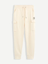 Celio Krémszínű férfi melegítőnadrág zsebekkel Celio Boslap