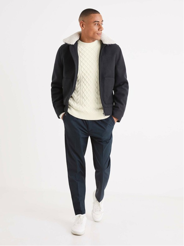 Celio Sötétkék férfi Celio 24H Avocal nadrág