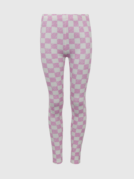 GAP Gyerek organic sakk mintás leggings GAP