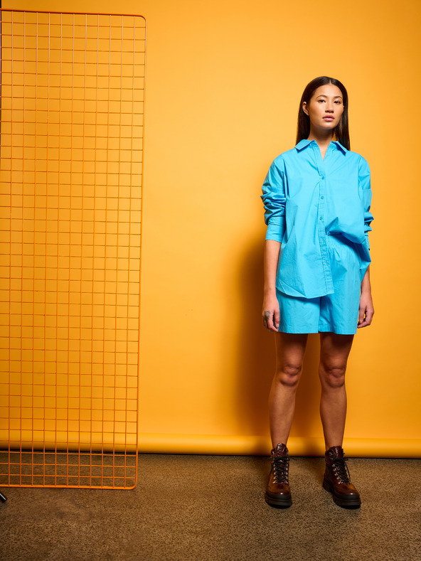 ICHI Kék Női rövidnadrág ICHI