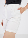 Jacqueline de Yong Fehér JDY Tomika széles szárú rövidnadrág