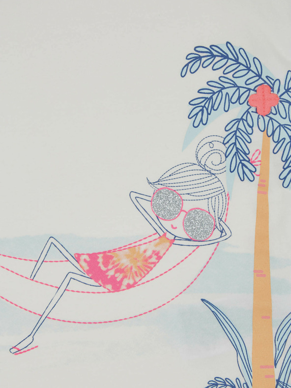 GAP Baby pántos felső mintával GAP