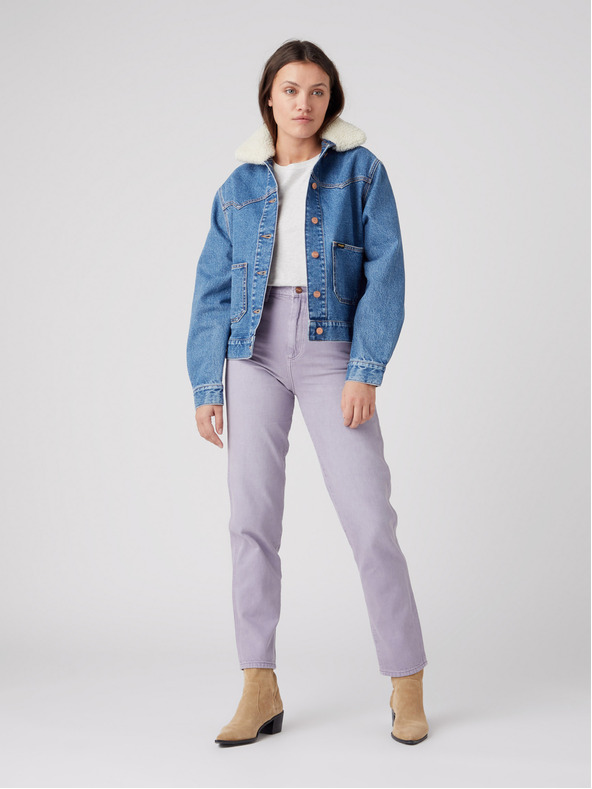 Wrangler Világoslila női egyenes szabású farmer Wrangler