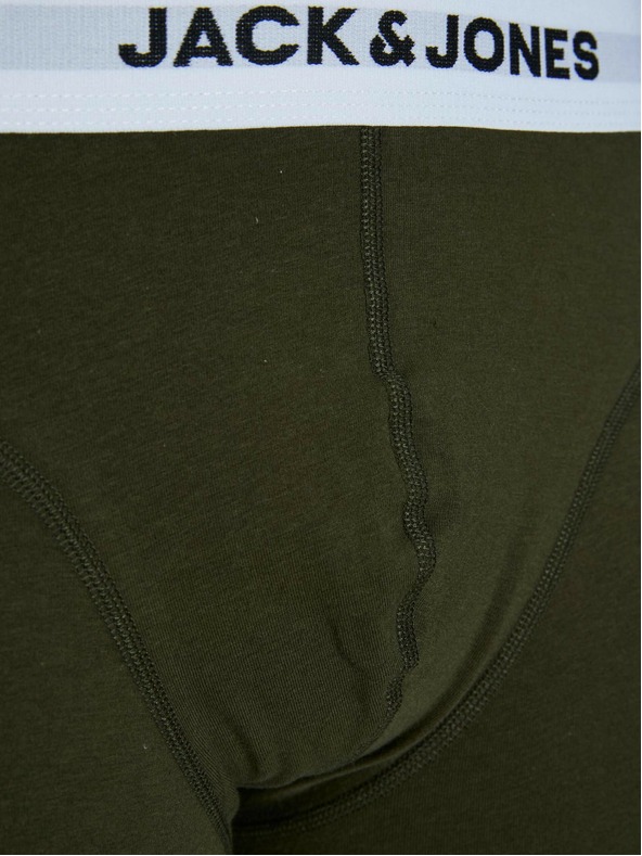 Jack & Jones Öt darabos Jack & Jones boxeralsó készlet khaki, kék, szürke és fekete színben