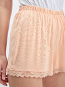 Orsay ORSAY barackszínű női rövidnadrág csipkével