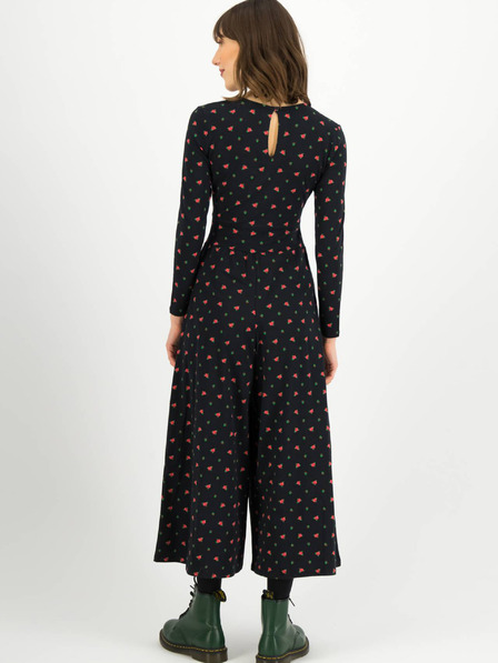 Blutsgeschwister Blutsgeschwister Glamourama Queen Fekete virágos pulóveres pulóveres jumpsuit