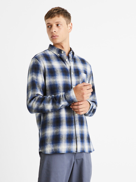 Celio Kék férfi Celio Camulto kockás ing