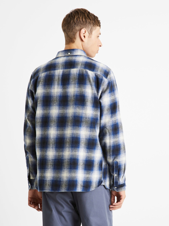 Celio Kék férfi Celio Camulto kockás ing