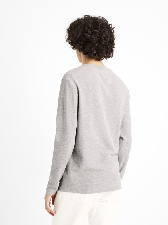 Celio Celio Ceplay szürke hosszú ujjú ing