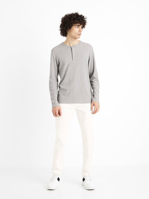 Celio Celio Ceplay szürke hosszú ujjú ing