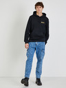ZOOT.collab Fekete uniszex kapucnis pulóver ZOOT