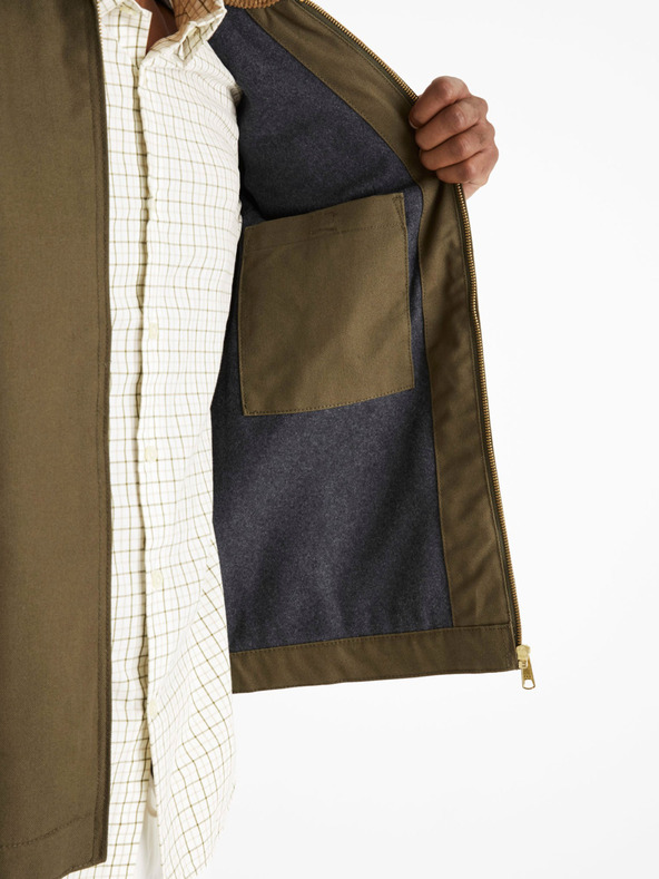 Celio Khaki színű férfi vízálló kabát Celio Cujacket