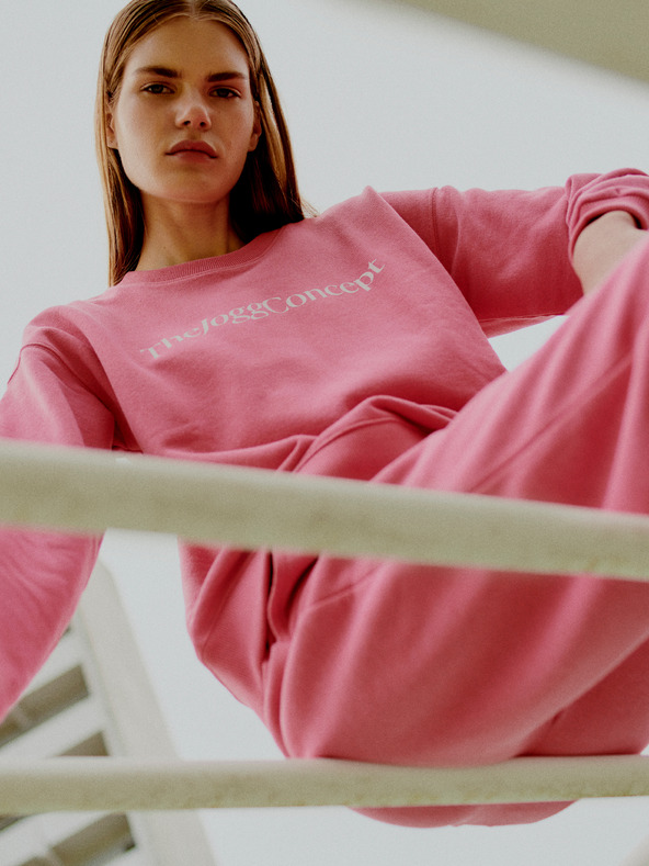 The Jogg Concept Rózsaszín női melegítőfelső The Jogg Concept