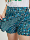 Orsay ORSAY petróleumzöld mintás női szoknya/rövidnadrág
