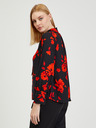 Orsay ORSAY piros-fekete virágmintás női blúz