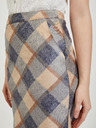 Orsay ORSAY bézs színű-szürke kockás női szoknya
