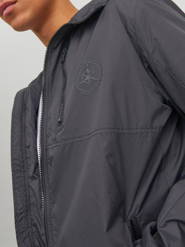 Jack & Jones Fekete férfi könnyű Jack & Jones Filo kapucnis kabát