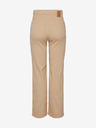 Pieces Bézs színű női széles szárú farmer Pieces Peggy