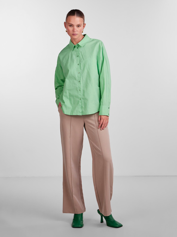 Pieces Világoszöld női Pieces Tanne póló