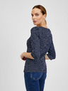 Orsay ORSAY sötétkék mintás női póló