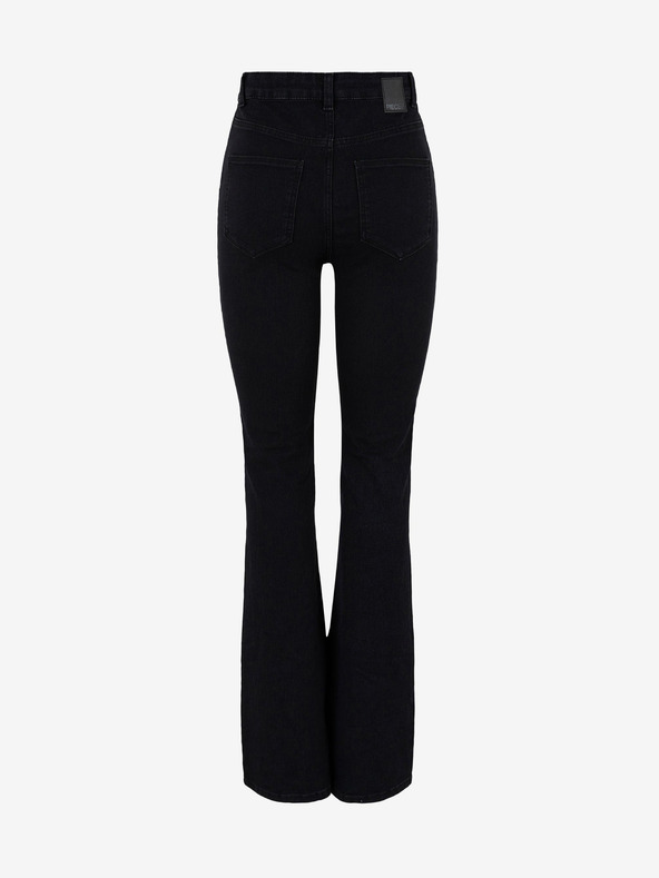 Pieces Fekete női farmernadrág Pieces Peggy