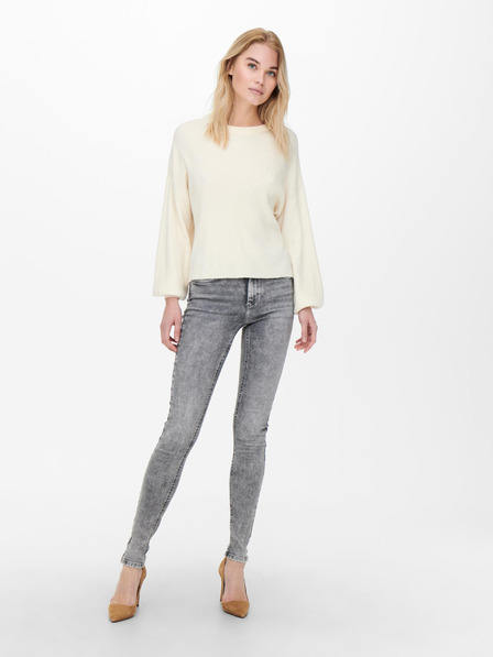 ONLY Szürke női skinny fit farmer ONLY