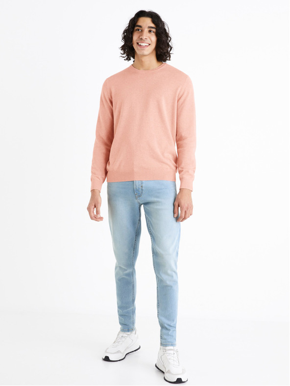 Celio Rózsaszínű férfi Celio Decoton pulóver