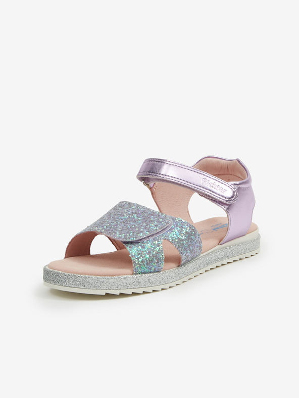 Richter Zöld és lila Richter fémszínű lány szandálok Richter