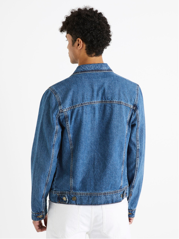 Celio Kék férfi farmerdzseki Celio Dudens