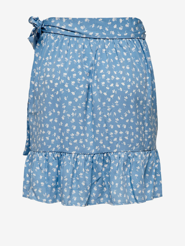 ONLY Kék Női virágos tekertszoknya ONLY Olivia Olivia