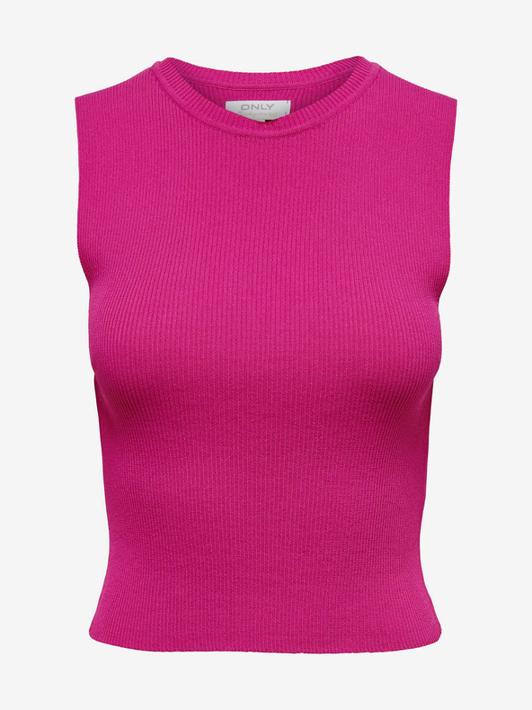 ONLY Sötét rózsaszín női bordázott alaptop ONLY Majli
