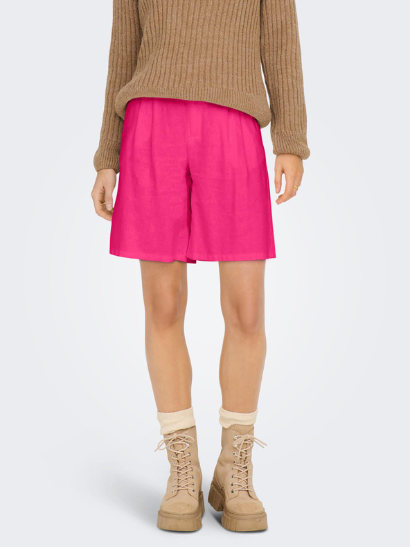 ONLY Sötét rózsaszín Női vászonnadrág ONLY Caro