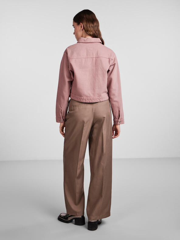 Pieces Régi rózsaszín női farmerdzseki Pieces Tessie Tessie