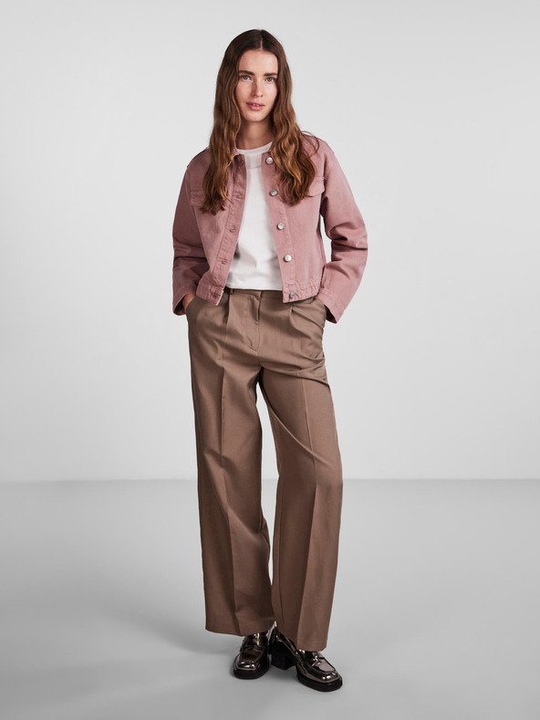 Pieces Régi rózsaszín női farmerdzseki Pieces Tessie Tessie