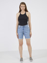 Noisy May Kék női farmer rövidnadrág Noisy May Smiley