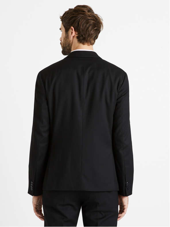 Celio Fekete férfi öltönykabát Celio Duarmure