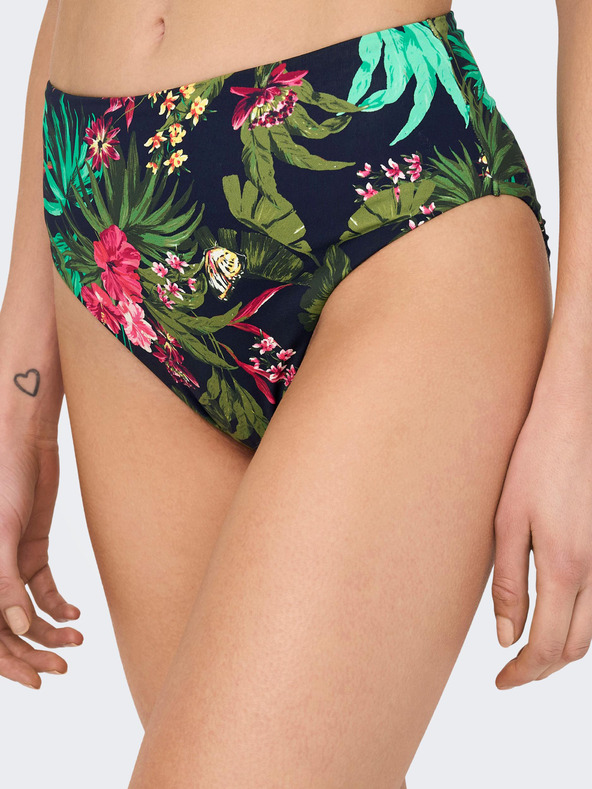 ONLY Női zöld virágos női bikini alsó ONLY Juliette