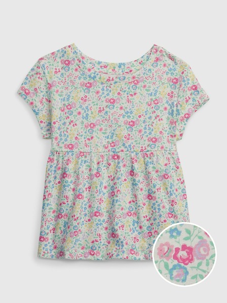 GAP Baby virágmintás póló Mix & Match GAP