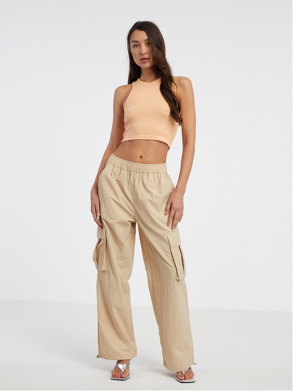 ONLY Narancssárga női crop top tank top ONLY Belia Belia