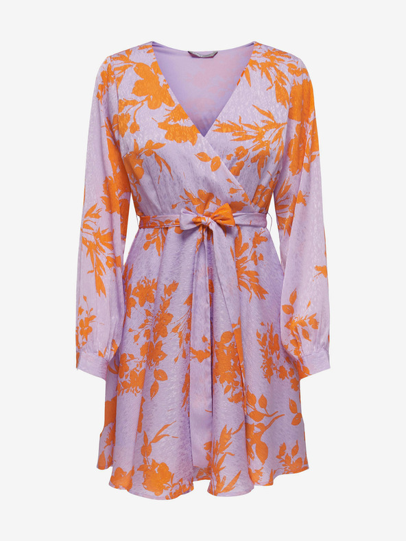 ONLY Világos lila női virágos ONLY nyári ruha nyári ruha