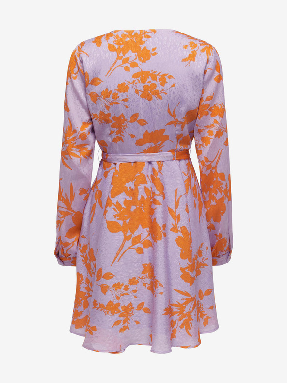 ONLY Világos lila női virágos ONLY nyári ruha nyári ruha