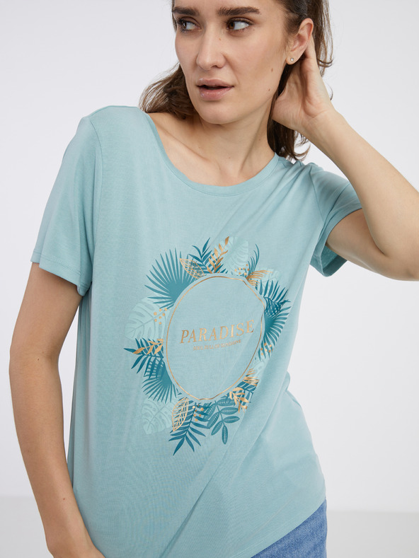 ONLY Zöld női póló CSAK Free Free