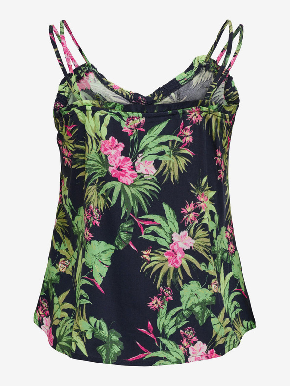 ONLY Zöld-fekete női mintás póló CSAK Nova