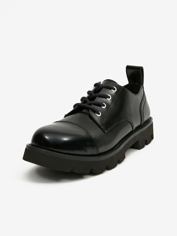 Diesel Fekete férfi fényes Diesel félcsizma