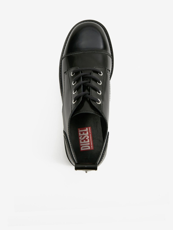 Diesel Fekete férfi fényes Diesel félcsizma