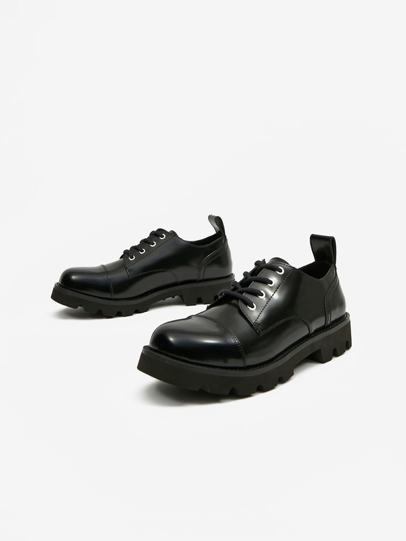 Diesel Fekete férfi fényes Diesel félcsizma